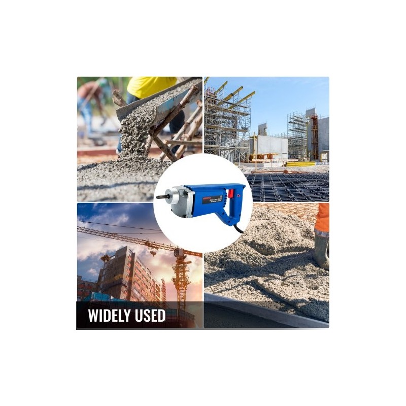 Betonitärytin 800 watin sähköinen 35 millimetrin neula 1,5 metrin letku