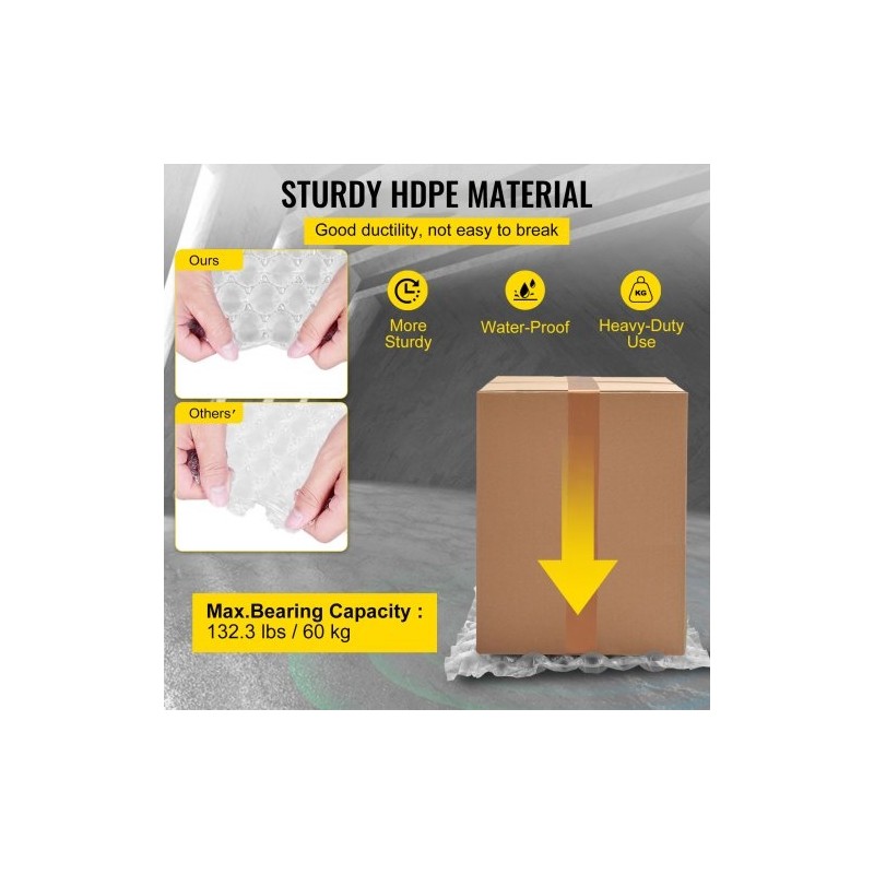 Ilmatyynykalvorulla polyeteeni 300 m 40 cm 20 mikronia 1 rulla