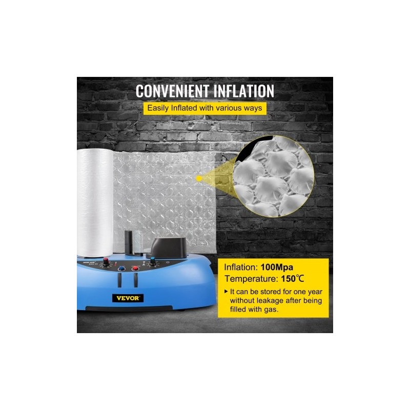 Ilmatyynykalvorulla polyeteeni 300 m 40 cm 20 mikronia 1 rulla