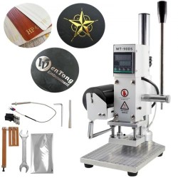 Kuuma folioleimauskone 8x10cm digitaalinen lämpötilansäätö nahka PVC PU paperi