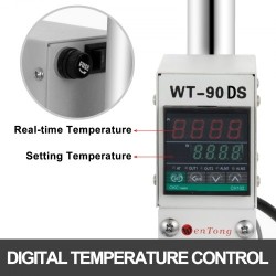 Kuuma folioleimauskone 8x10cm digitaalinen lämpötilansäätö nahka PVC PU paperi