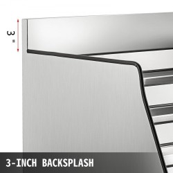 Alkoholipulloteline 304-ruostumaton teräs 5 tasoa 300x580x825 mm säädettävillä jaloilla