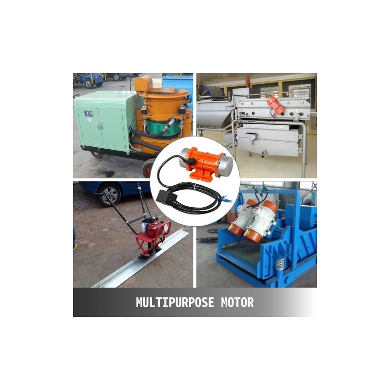 Betonitärytinmoottori 40W 220V yksivaiheinen alumiiniseoskotelo IP65 2 metrin kaapeli betonin tiivistykseen