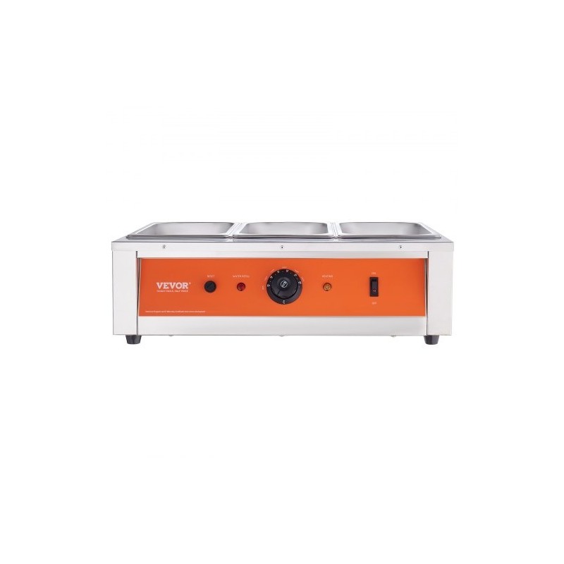 Kolmisäiliöinen suklaan sulatuslaite ruostumaton teräs 3 x 3,3 l säädettävä lämpötila