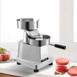 Hampurilaispihvipuristin alumiiniseos ja ruostumaton teräs 150 mm 1000 pihvipaperia