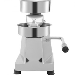 Hampurilaispihvipuristin alumiiniseos ja ruostumaton teräs 150 mm 1000 pihvipaperia