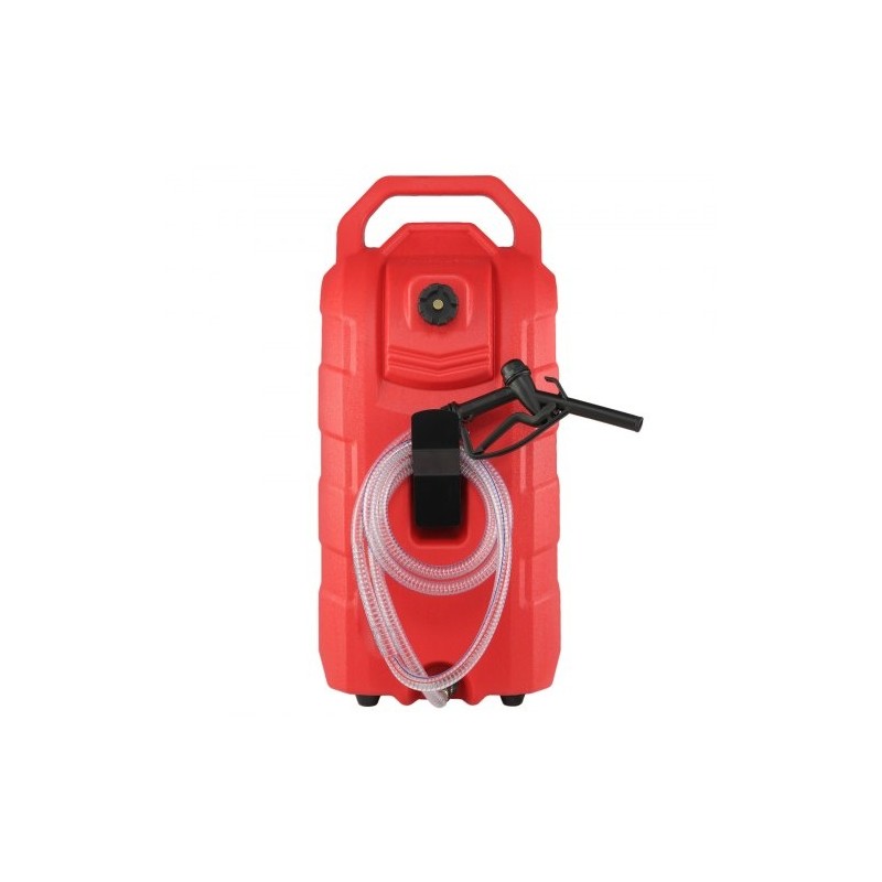 Polttoainesäiliö 60 litraa PE-muovinen painovoimalla toimiva purku 6-tuumaiset kumipyörät