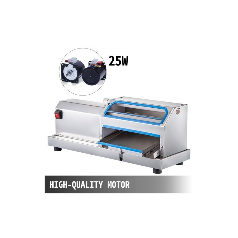 Viiriäisenmunankuorija 304 ruostumaton teräs 25 watin moottori 60 kilogrammaa tunnissa automaattinen ammattikeittiöihin