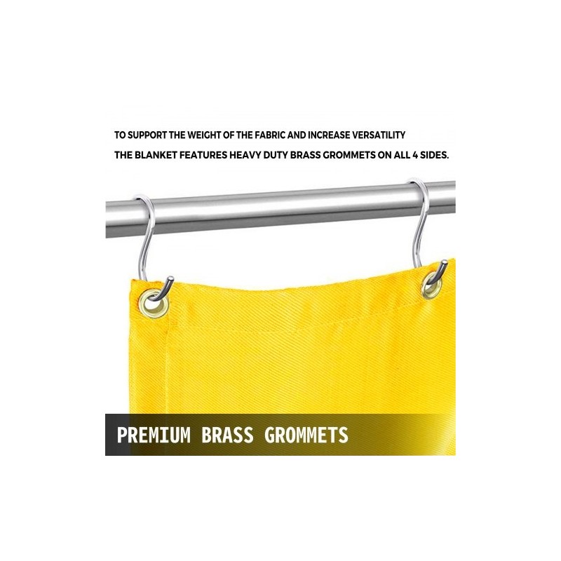 Lasikuituinen hitsauspeite kullanvärinen 1,8 x 3,05 m liekinkestävä