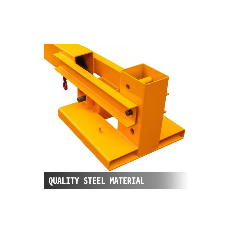 Trukkipuominosturi teräs 6000LBS kantavuus säädettävä puomi kaksi koukkua