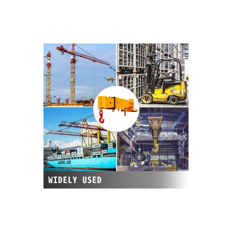 Trukkipuominosturi teräs 6000LBS kantavuus säädettävä puomi kaksi koukkua