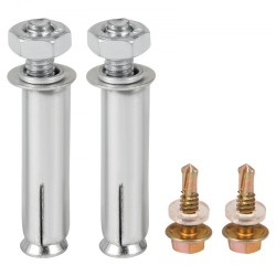 Teräksiset hyllykannattimet 2 kappaletta mattamusta kantavuus 450 paunaa hyllysyvyydelle 8,5–11 tuumaa