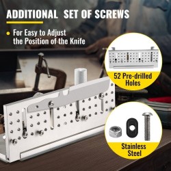 Nauhahiomakoneen veitsiohjain alumiiniseos ja ruostumaton teräs ABS 250 mm 85°–115°