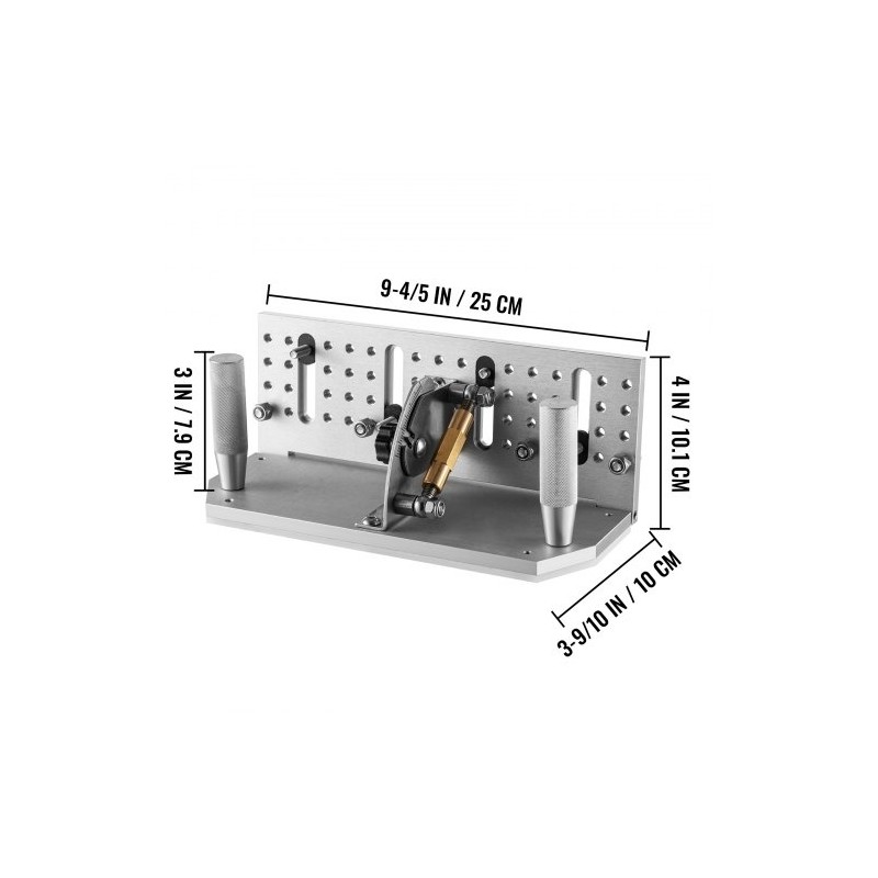 Nauhahiomakoneen veitsiohjain alumiiniseos ja ruostumaton teräs ABS 250 mm 85°–115°