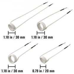 Induktiokelasarja 8 kpl eripituisia joustavia keloja ruostuneiden pulttien ja muttereiden irrotukseen