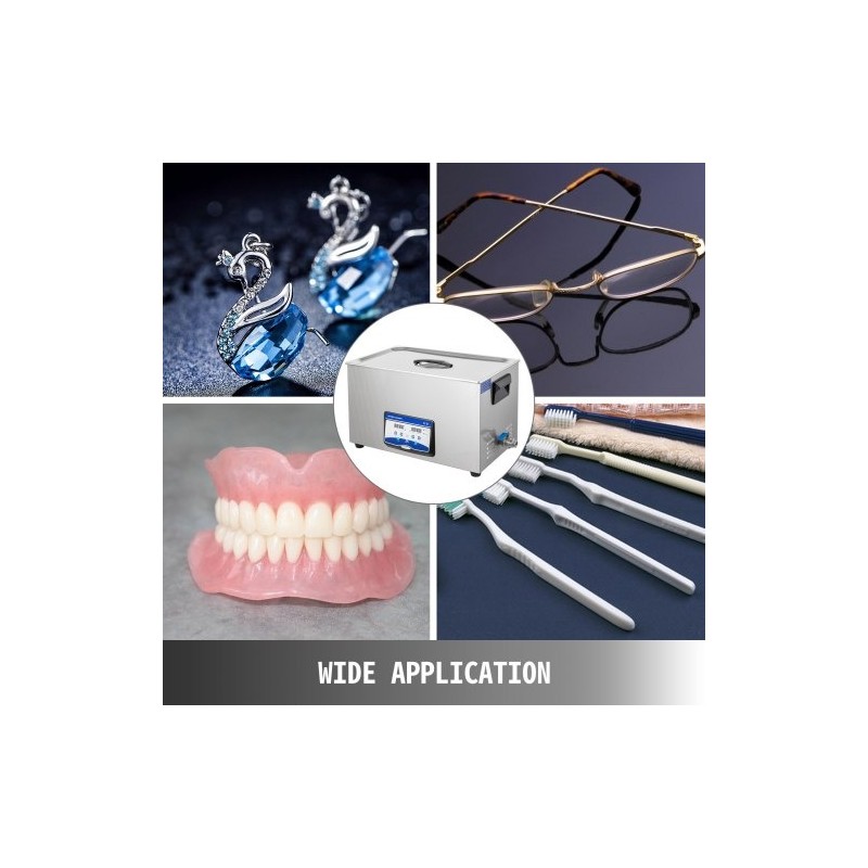 Ultraäänipesuri 30L SUS304 ruostumaton teräs koruille ja pienosille