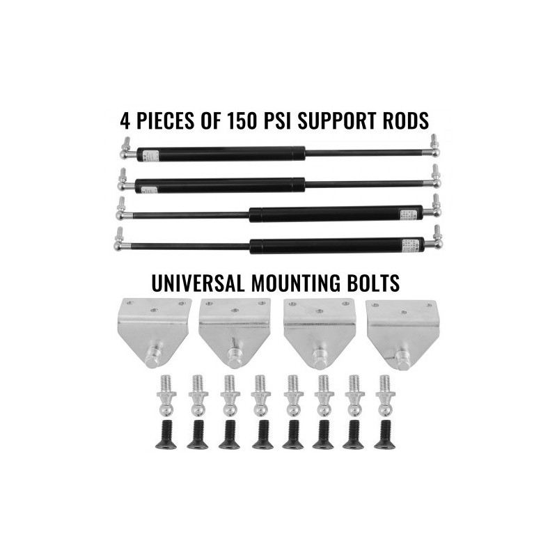 Pystysuuntainen oviasennussarja teräs pari saranaa neljä tukivartta yleissovitteinen autoihin