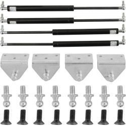 Pystysuuntainen oviasennussarja teräs pari saranaa neljä tukivartta yleissovitteinen autoihin