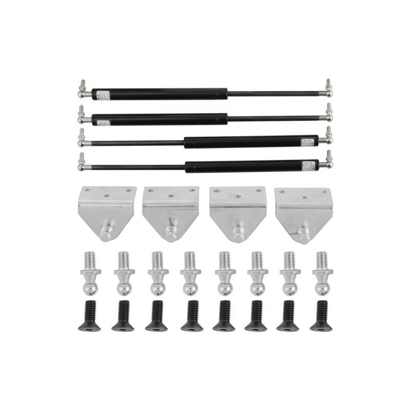 Pystysuuntainen oviasennussarja teräs pari saranaa neljä tukivartta yleissovitteinen autoihin