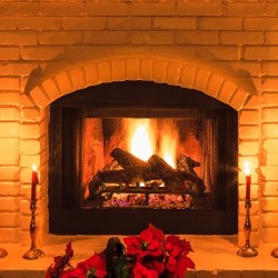 Tukkiritilä jauhemaalattua terästä 27-tuumainen 6 tukijalkaa takkaan ja puu-uuniin