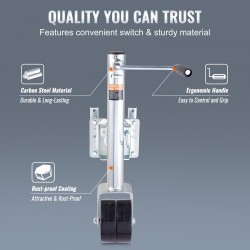 Aisatunkki pultattava hiiliteräsrunkoinen 89,7 cm 907 kg PP-pyörät kampi