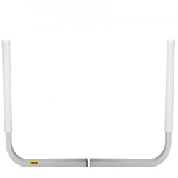 Säädettävä ohjainputkipari 22 tuuman PVC suojilla sinkitystä teräksestä venetrailereille