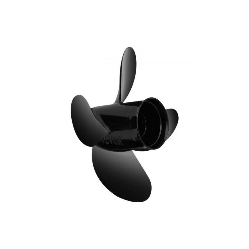 Perämoottorin alumiinipotkuri nelilapainen 10,3 tuumaa 13 tuuman nousu 13 urahammasta oikeakätinen