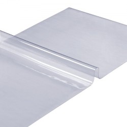 Pöydänsuoja läpinäkyvä PVC 460 x 1232 mm 1 5 mm ruokapöydälle