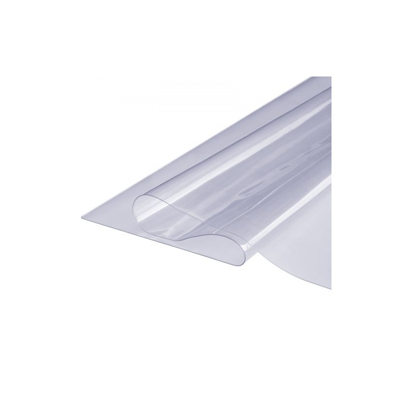 PVC-pöydänsuoja läpinäkyvä 613 x 922 mm 1,5 mm paksu ruokapöydälle