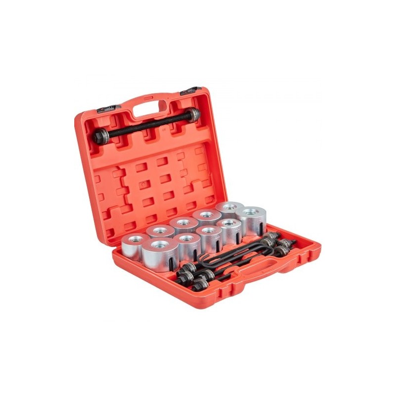 Holkkisarja 27-osainen 45 terästä holkkien ja laakereiden asennukseen autoihin