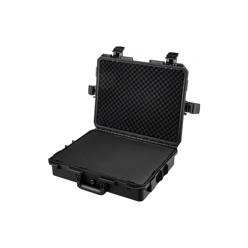 Vedenpitävä kovakotelo polypropeenikuorella muokattavalla vaahtosisuksella 46×36×13 cm 15–17 tuuman kannettaville