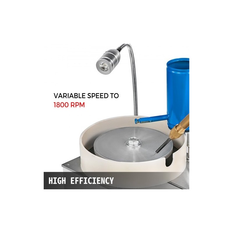 Fasetointikone metallirunkoinen irrotettavalla vesitankilla manipulaattorilla 0–1800 kierrosta minuutissa
