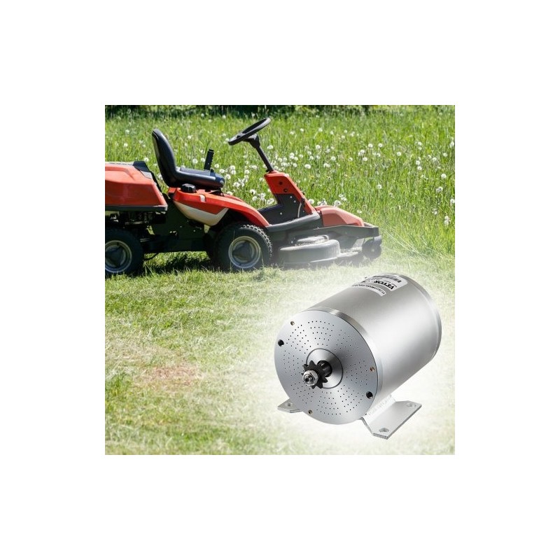 Tasavirtaharjamoottoripaketti 48V 1800W puhdas kuparikäämitys alumiinikuori ohjain poljin laturi