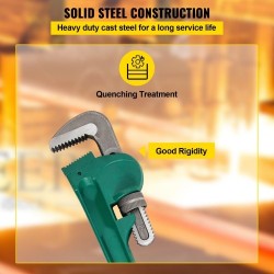 Putkiavain valuteräs suora 91 cm 85 mm leukakapasiteetti raskaan käytön