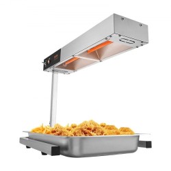 Pöytämallinen ranskanperunoiden lämpölaite 304-ruostumatonta terästä 750 W 40-50 °C