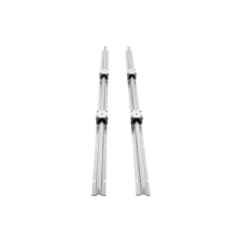 Lineaarikiskosarja SBR25 2 kpl 1200 mm ohjainkiskoja 4 kpl SBR25UU liukupalikoita