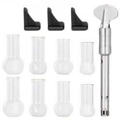 Laboratoriohomogenisaattori 200 wattia digitaalinen näyttö ruostumaton teräs 22000 kierrosta minuutissa kahdeksan lasia