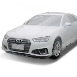 Auton kertakäyttöinen läpinäkyvä suojapeite matalatiheyksinen polyeteenimuovi 3 8 x 6 6 m 10 kpl