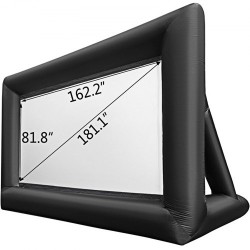 Puhallettava elokuvakangas 210D Oxford koko 4,11 x 2,05 m 16:9 ilman puhallinta