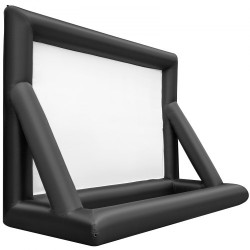 Täytettävä valkokangas ulkokäyttöön 6 m kuvasuhde 16 9 210D oxfordkangas 350W ilmapuhallin