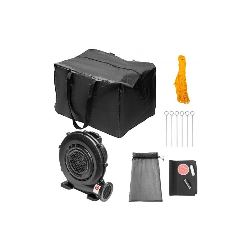 Täytettävä valkokangas ulkokäyttöön 6 m kuvasuhde 16:9 210D oxfordkangas 350W ilmapuhallin