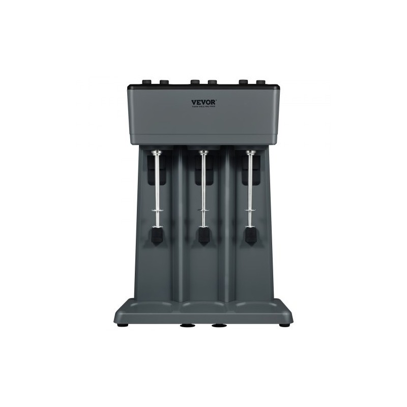 Pirtelökone ruostumatonta terästä kolmipäinen kolmella 820 millilitran kupilla