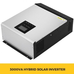 Hybridi aurinkoinvertteri 24V 2400W 3000VA puhtaan siniaallon MPPT AC-laturi