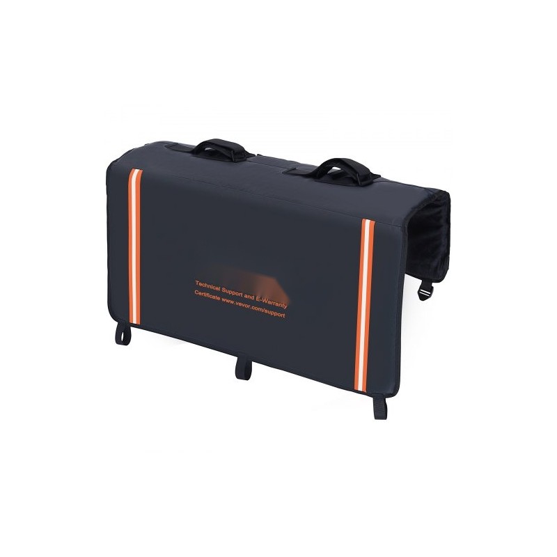 Perälaudan suojapehmuste muovipinta ja vaahtopehmuste 840 mm lavalle 2 pyörää