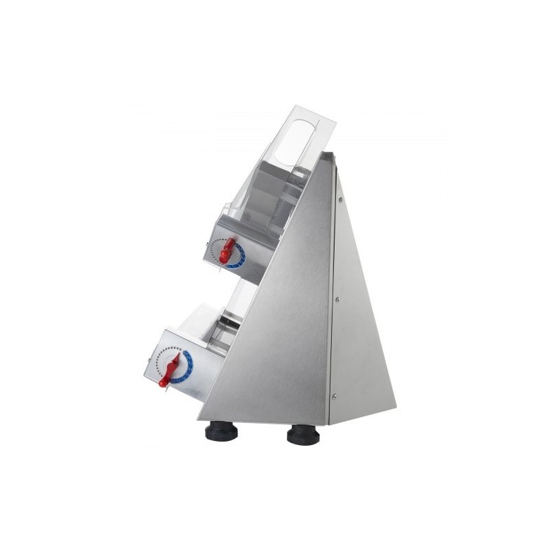 Automaattinen pizzataikinanlevytin 201-ruostumaton teräsrunko 3–12 tuuman pizzapohjille säädettävä 1–5,5 mm