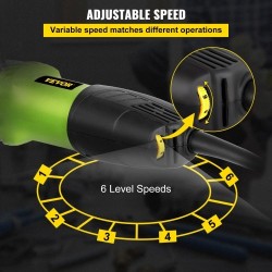 Putkihiomakone ruostumatonta terästä 800 wattia 180 millimetrin kuusiportainen nopeussäätö