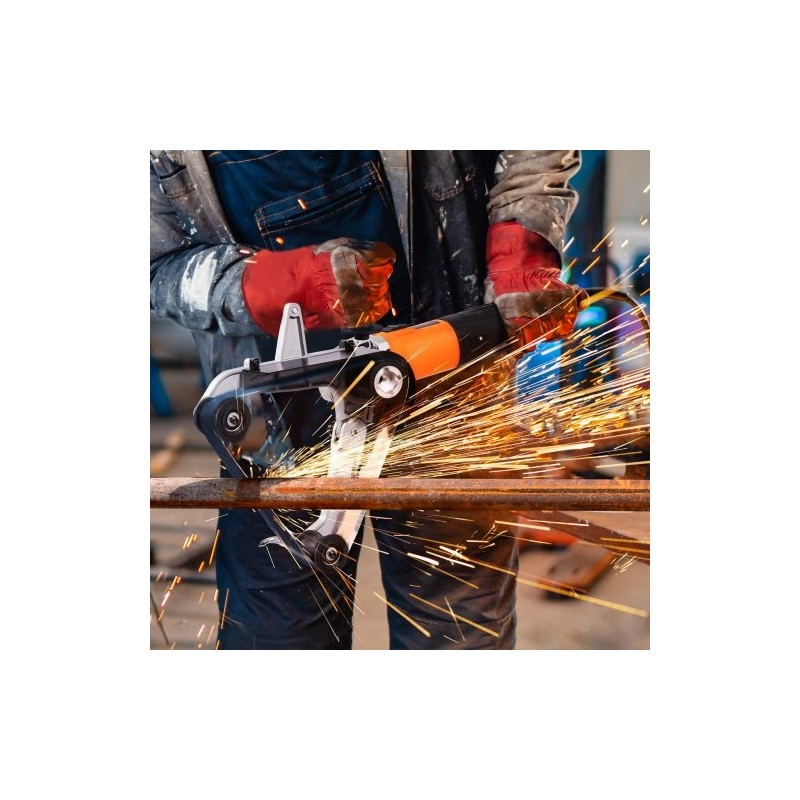 Putkihihnahiomakone 1300W alumiiniseosrunko 50 hiomanauhaa kuusi nopeustasoa