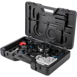 Puunsorvin teräs nelileukainen istukkasarja 95 mm 5 leukasarjaa kulhojen ja karojen kiinnitykseen