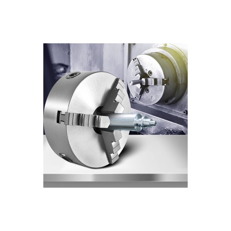 Sorvin istukka karkaistu teräs 100 mm kolmeleukainen itsekeskittyvä kaksi leukasarjaa