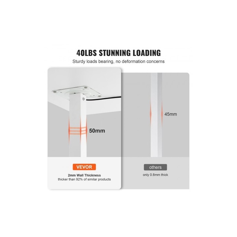 Korkeussäädettävä istuma-seisomatyöpöytä lastulevy pöytätaso hiiliteräsjalat kaasujousi 4 kääntyvää pyörää 2 lukittavaa